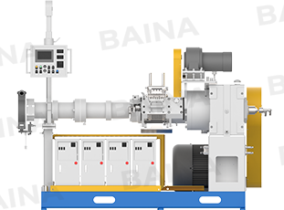 Ф90mm 16D冷进给橡胶挤出机
