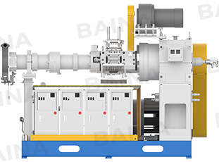 Ф75mm 16D冷进给橡胶挤出机