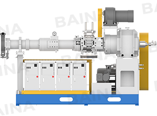 Ф75mm 20D冷进料真空橡胶挤出机